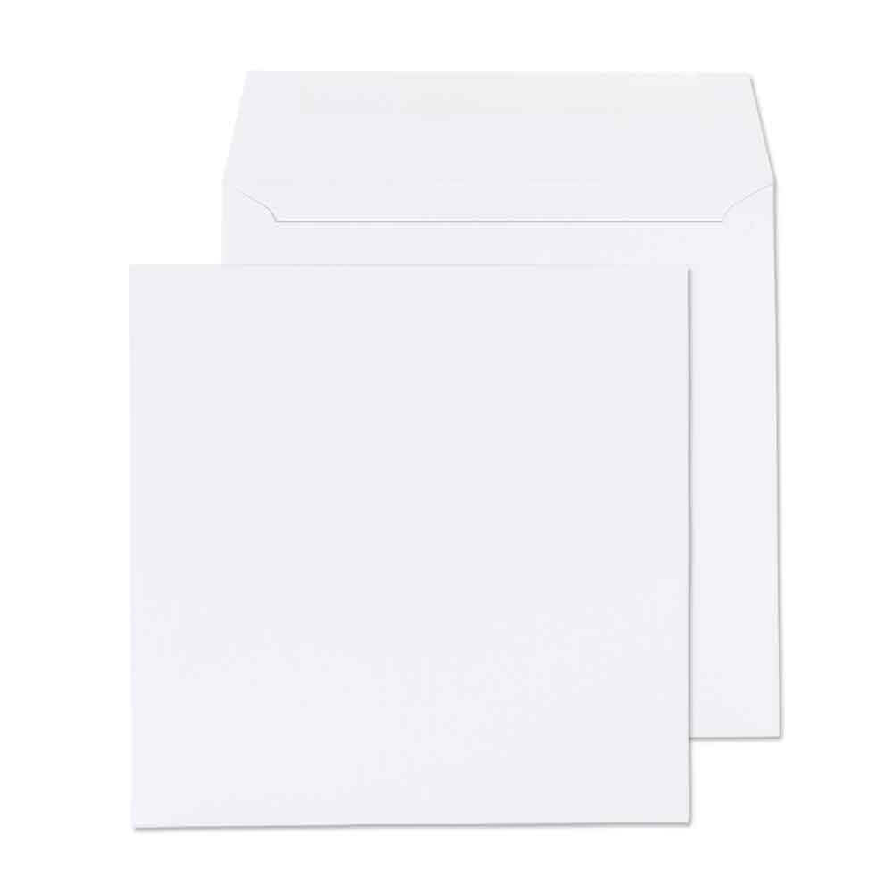 Blake Everyday White Gummed Square Wallet 155x155mm 100gsm Pack 500 Code 0155SQ