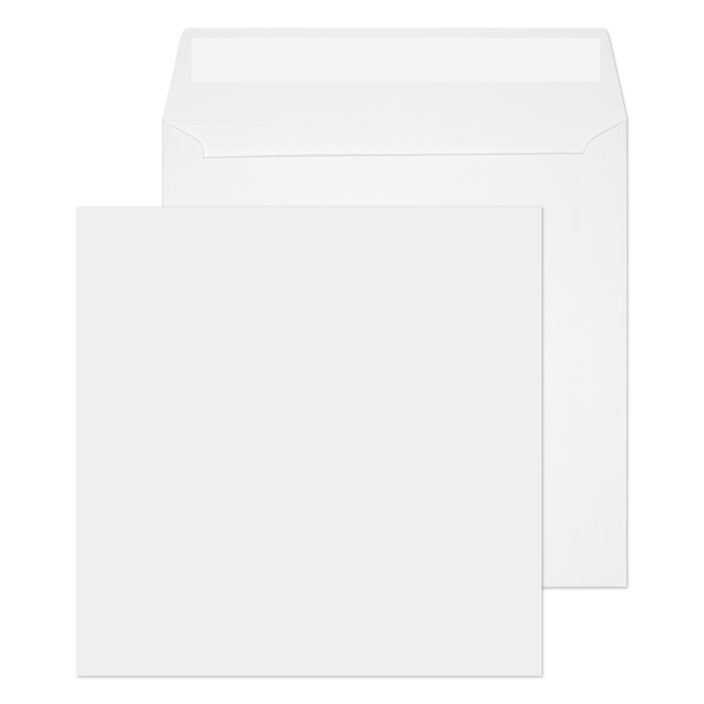 Blake Everyday White Peel&Seal Square Wallet 160x160mm 100gsm Pack 500 Code 0160PS