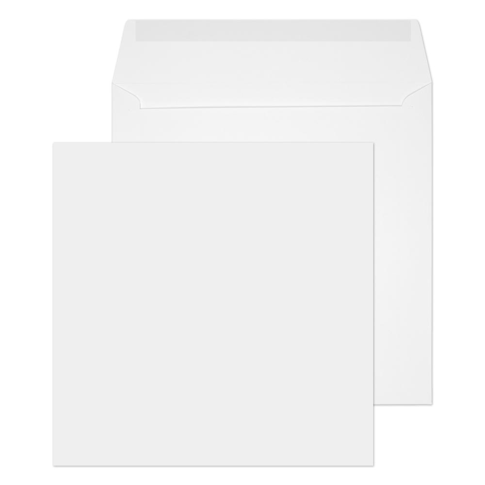 Blake Everyday White Gummed Square Wallet 160x160mm 100gsm Pack 500 Code 0160SQ