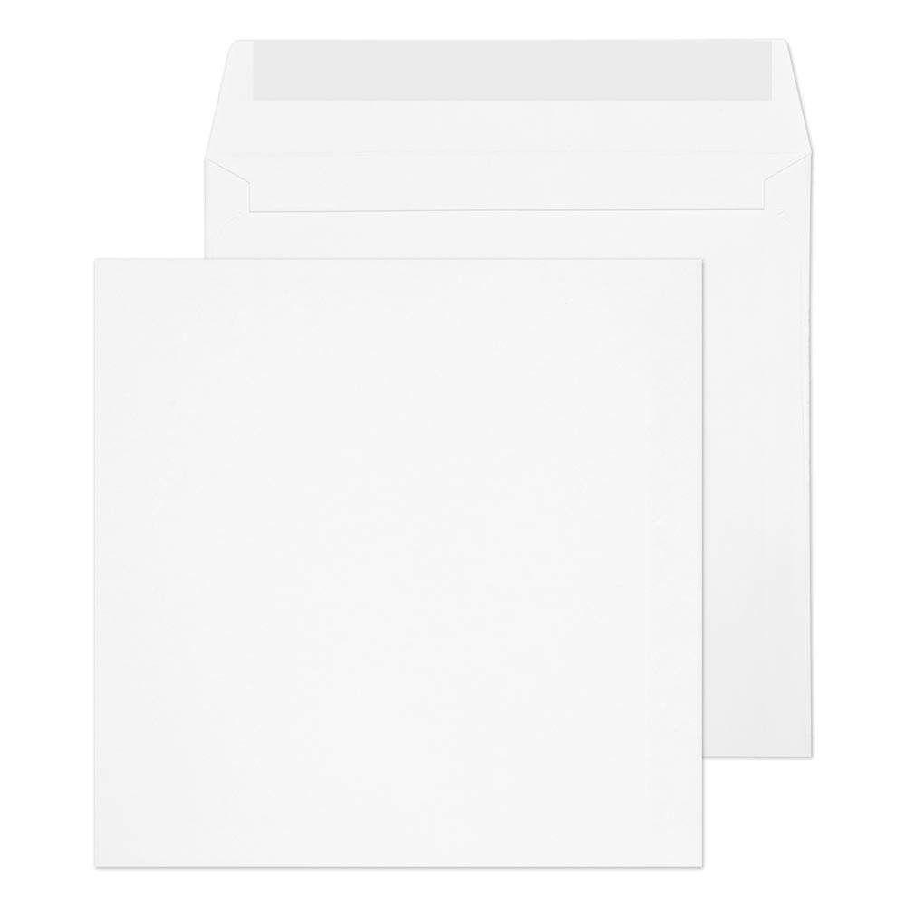 Blake Everyday White Peel&Seal Square Wallet 165x165mm 100gsm Pack 500 Code 0165PS
