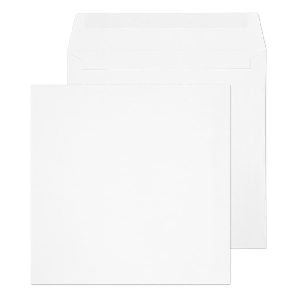 Blake Everyday White Gummed Square Wallet 165x165mm 100gsm Pack 500 Code 0165SQ
