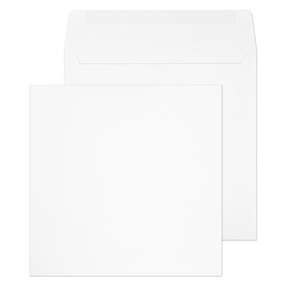 Blake Everyday White Gummed Square Wallet 170x170mm 100gsm Pack 500 Code 0170SQ