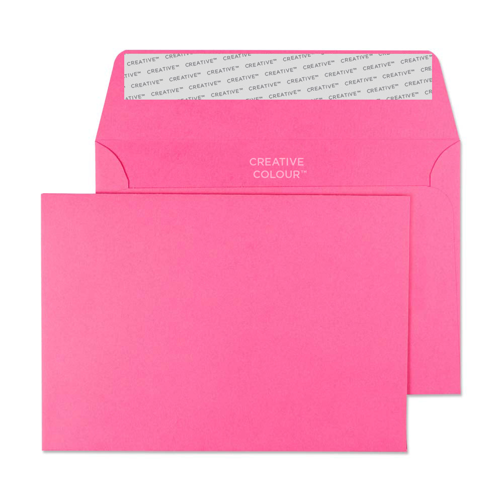 Blake Colour Flamingo Pink Peel&Seal Wallet 114x162mm 120gsm Pack 25 Code 15102