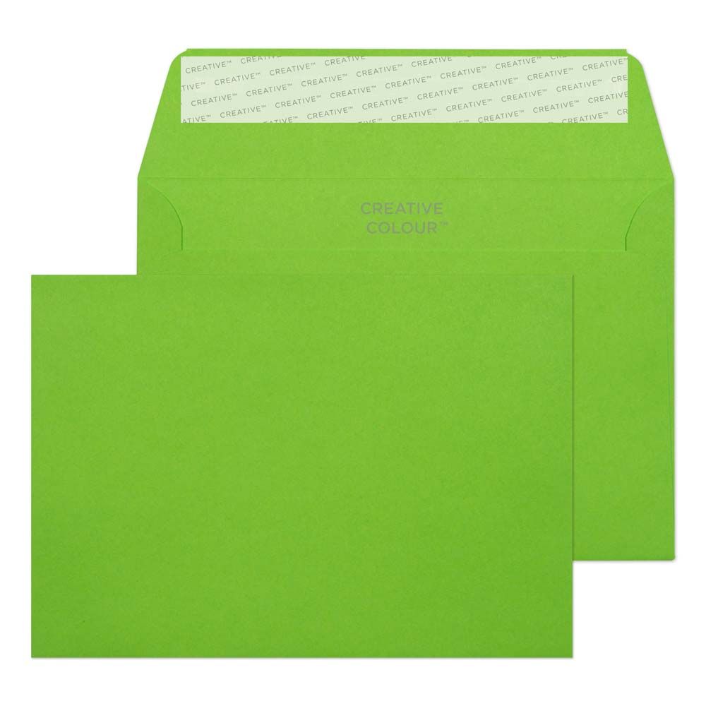 Blake Colour Lime Green Peel&Seal Wallet 114x162mm 120gsm Pack 500 Code 107