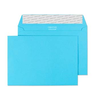 Blake Colour Cocktail Blue Peel&Seal Wallet 114x162mm 120gsm Pack 25 Code 15109