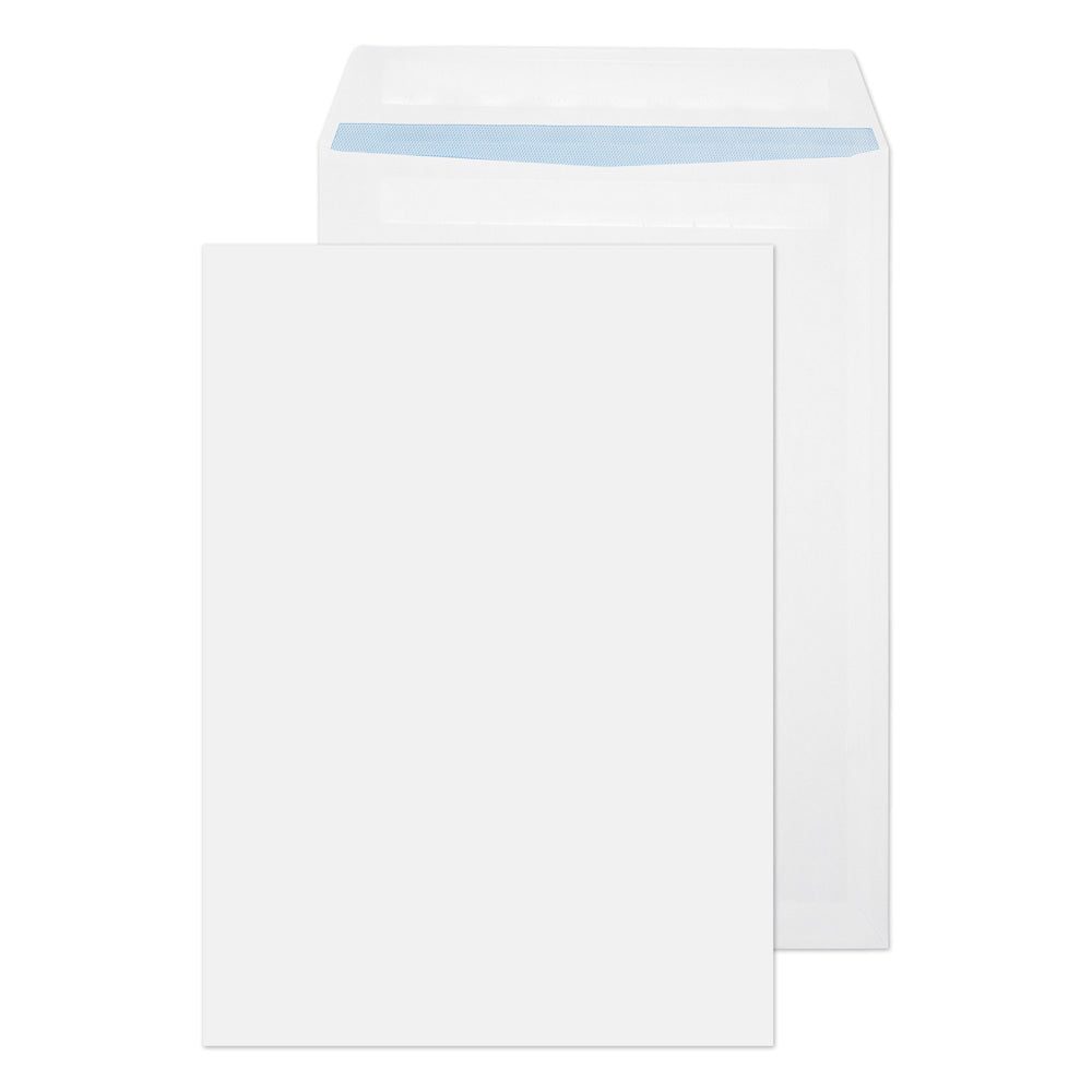 Blake Everyday White Self Seal Pocket 352x250mm 100gsm Pack 250 Code 11060