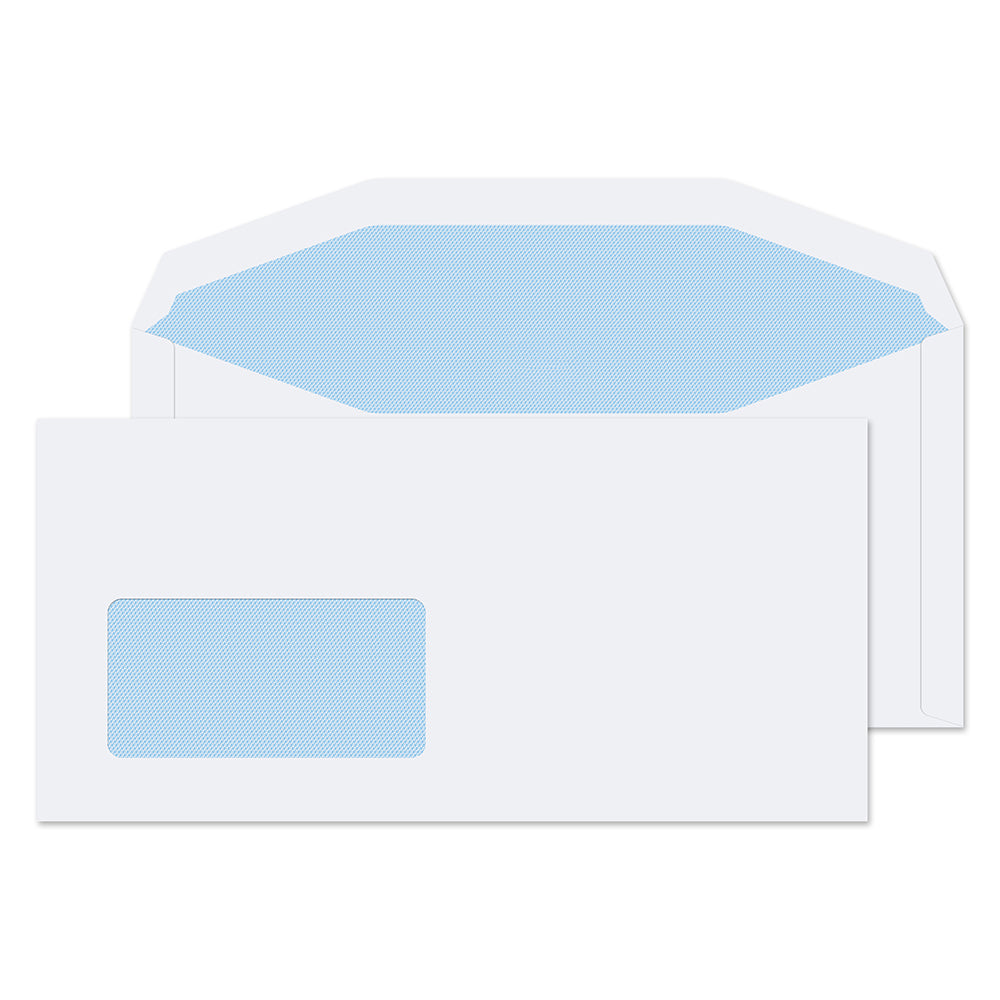 Blake Everyday White Window Gummed Mailer 110x220mm 90gsm Pack 1000 Code 112204CBC