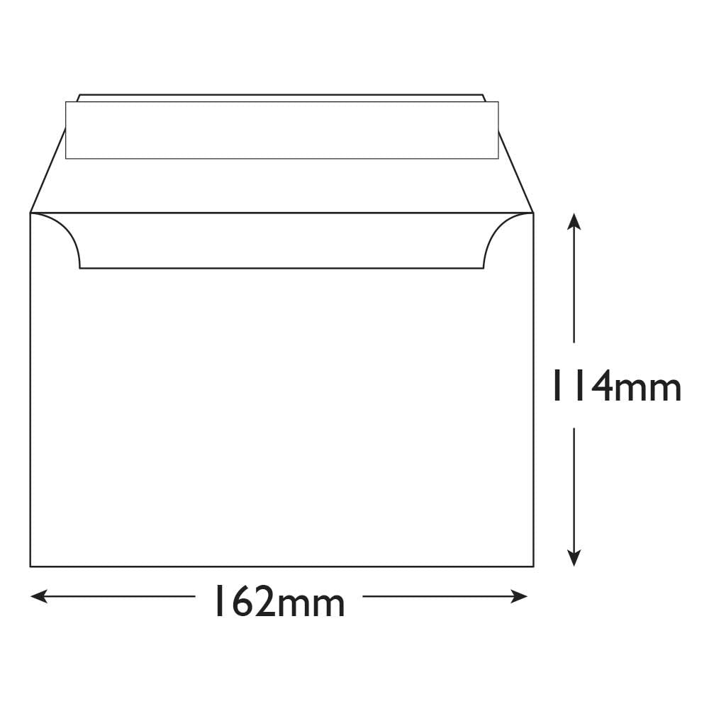 Blake Senses Translucent White Peel&Seal Wallet 114x162mm 110gsm Pack 25 Code 15115