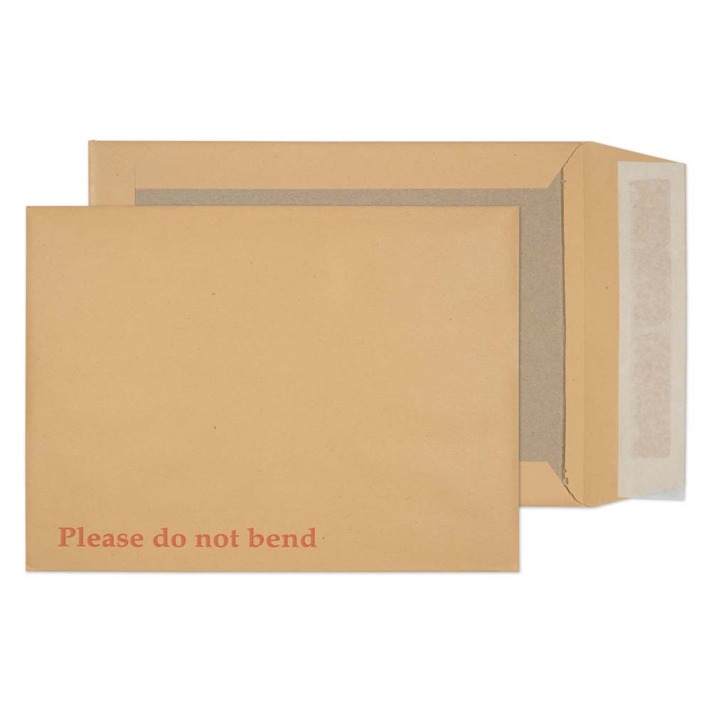 Blake Packaging Manilla Peel&Seal Board Back Pocket 241x178mm 120gsm Pack 125 Code 11935