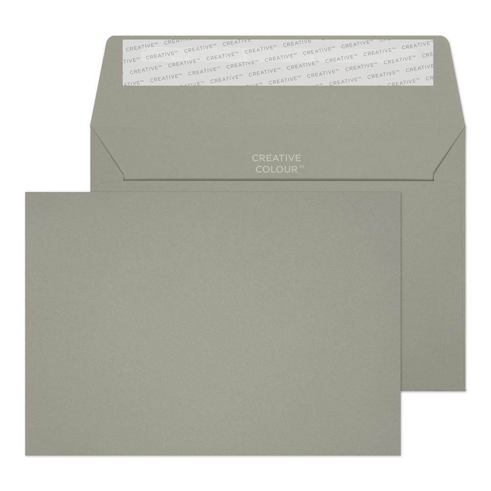 Blake Colour Storm Grey Peel&Seal Wallet 114x162mm 120gsm Pack 500 Code 125