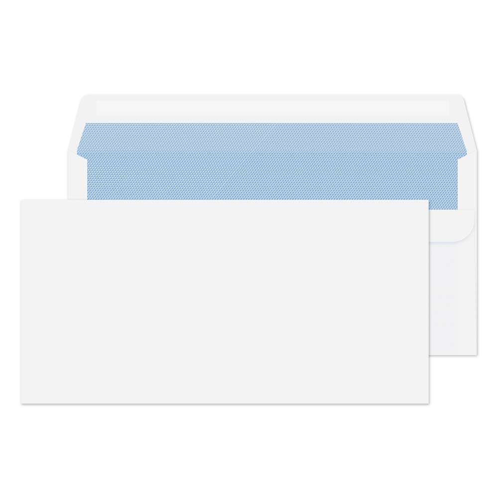 Blake Everyday White Self Seal Wallet 110x220mm 75gsm Pack 1000 Code 12772