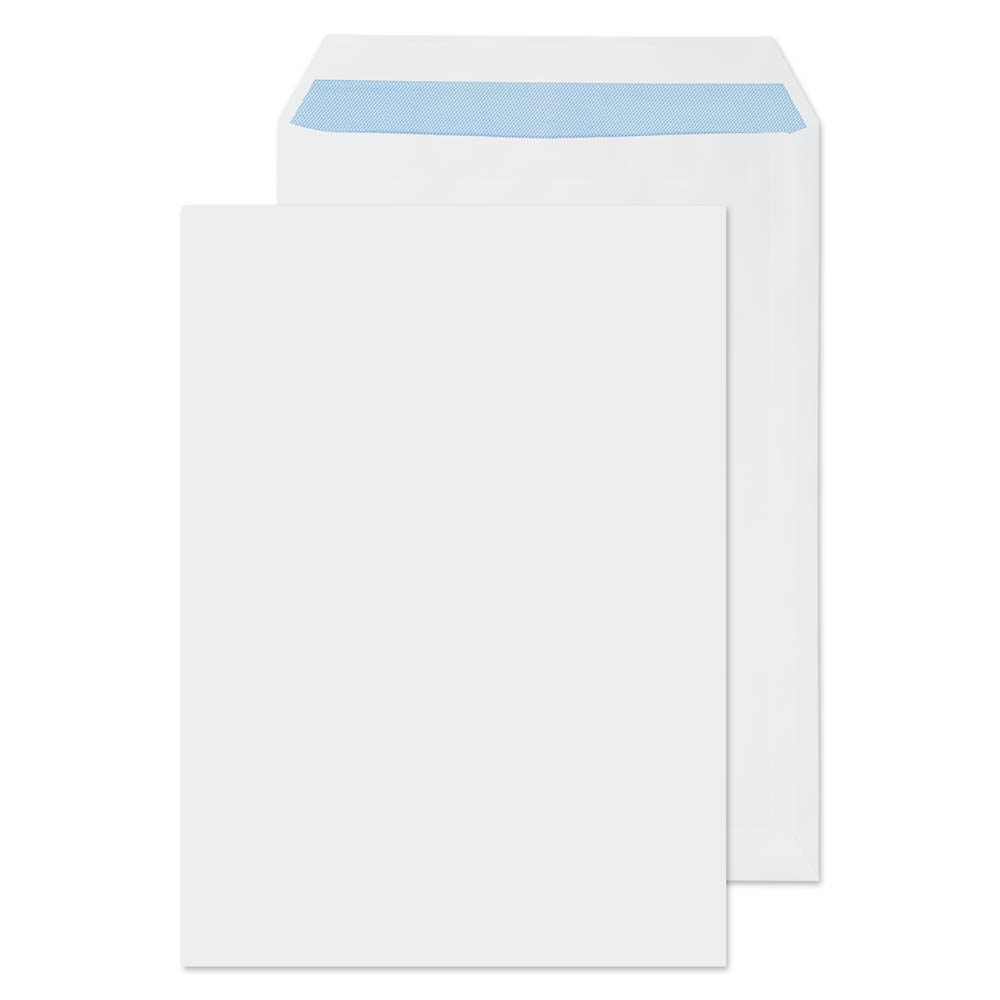 Blake Everyday White Self Seal Pocket 324x229mm 100gsm Pack 250 Code 13891
