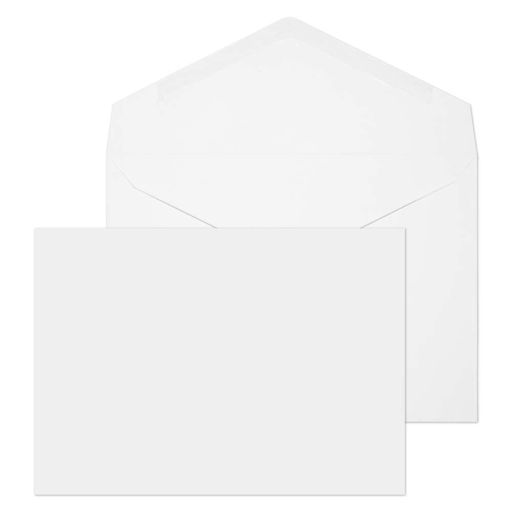 Blake Everyday White Gummed Banker Invitation 162x229mm 100gsm Pack 500 Code 2001