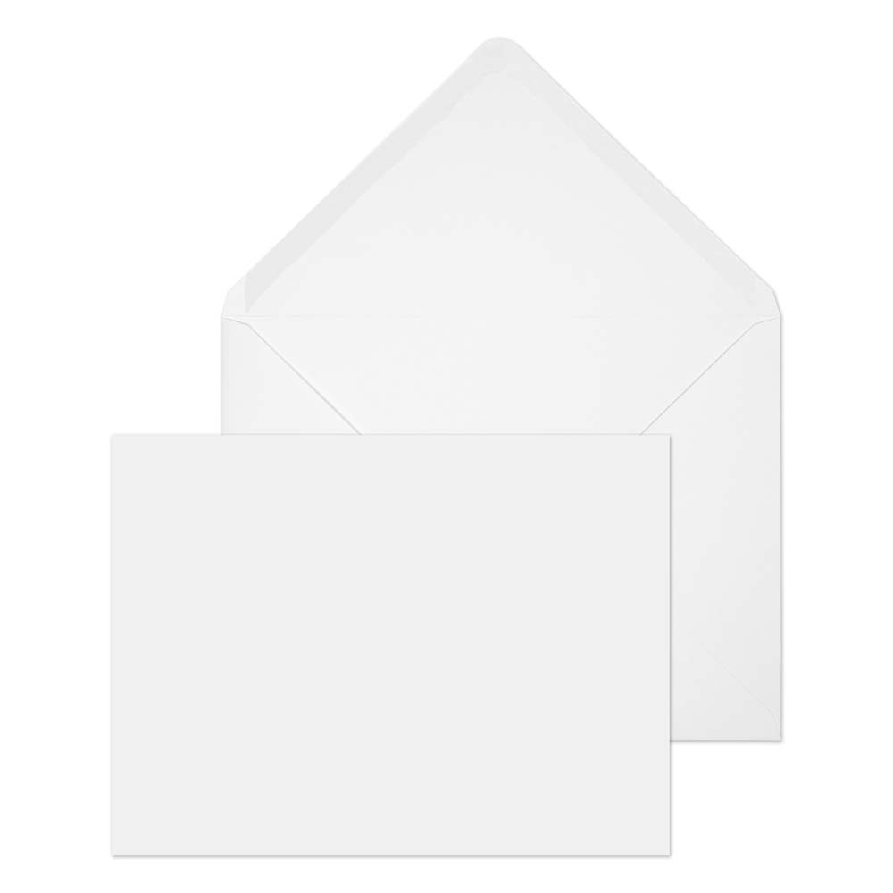 Blake Everyday White Gummed Banker Invitation 159x210mm 100gsm Pack 500 Code 2004