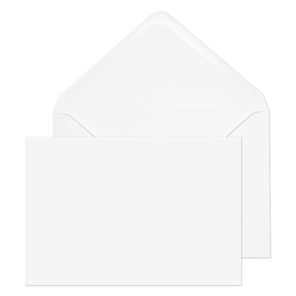 Blake Everyday White Gummed Banker Invitation 133x197mm 100gsm Pack 1000 Code 2005