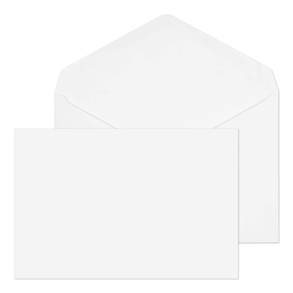 Blake Everyday White Gummed Banker Invitation 127x190mm 90gsm Pack 1000 Code 2006