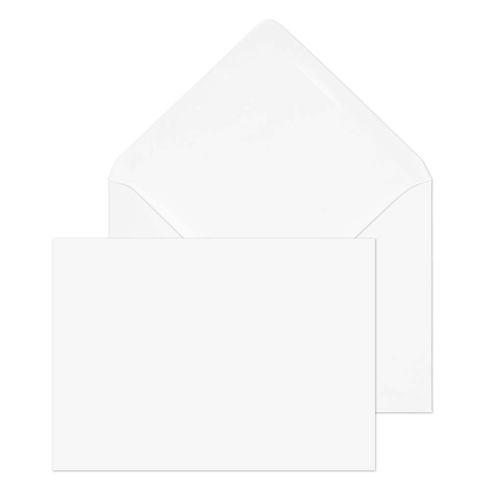 Blake Everyday White Gummed Banker Invitation 121x171mm 90gsm Pack 1000 Code 2007