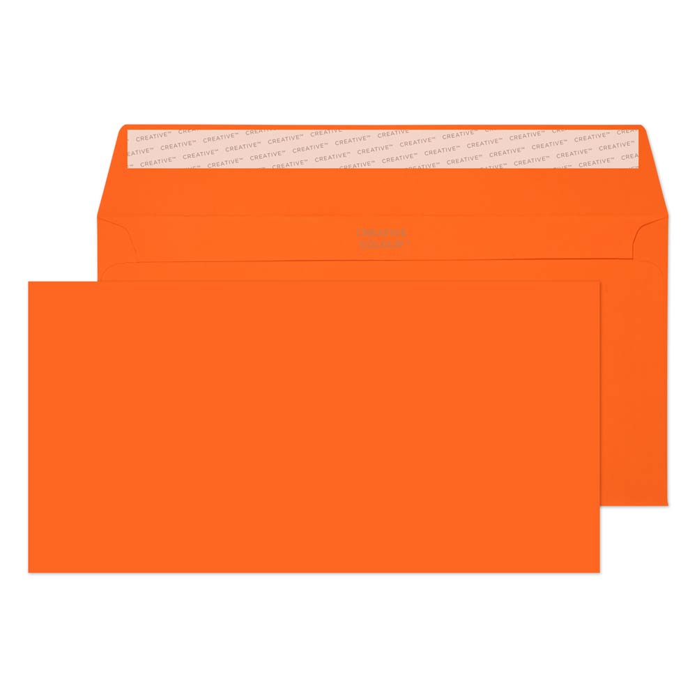 Blake Colour Pumpkin Orange Peel&Seal Wallet 114x229mm 120gsm Pack 500 Code 205
