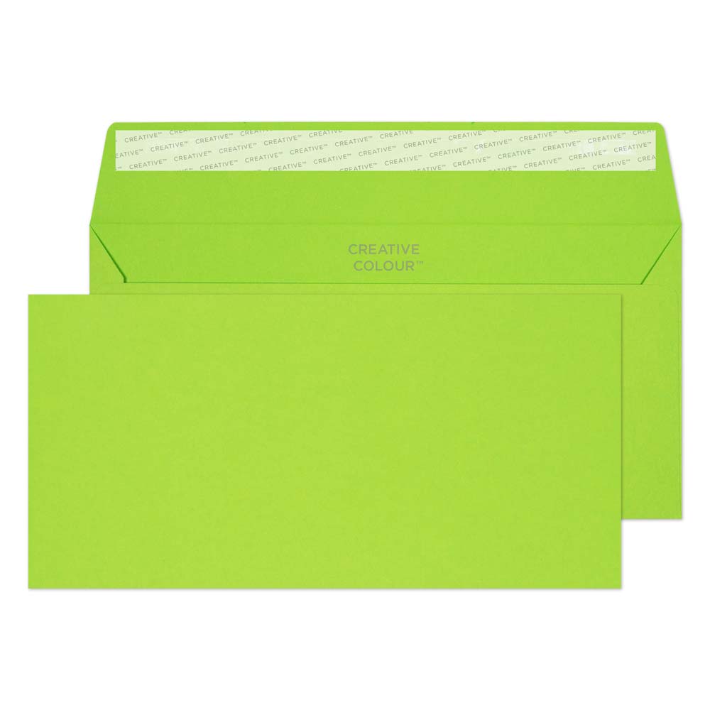 Blake Colour Lime Green Peel&Seal Wallet 114x229mm 120gsm Pack 500 Code 207