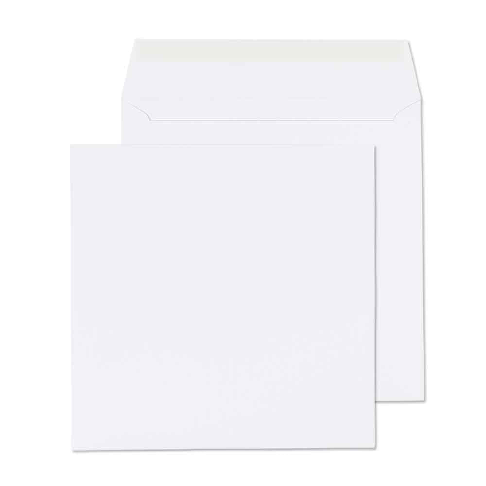 Blake Everyday Ultra White Wove Peel&Seal Square Wallet 155x155mm 120gsm Pack 500 Code 2155PS