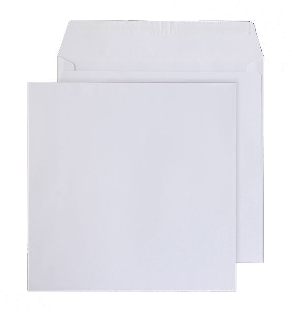 Blake Everyday Ultra White Wove Peel&Seal Square Wallet 270x270mm 120gsm Pack 250 Code 2270PS