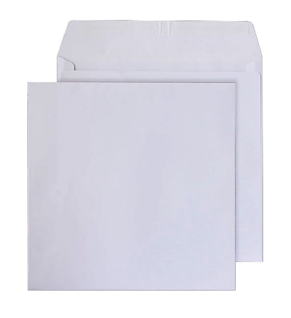 Blake Everyday Ultra White Wove Peel&Seal Square Wallet 300x300mm 120gsm Pack 250 Code 2300PS