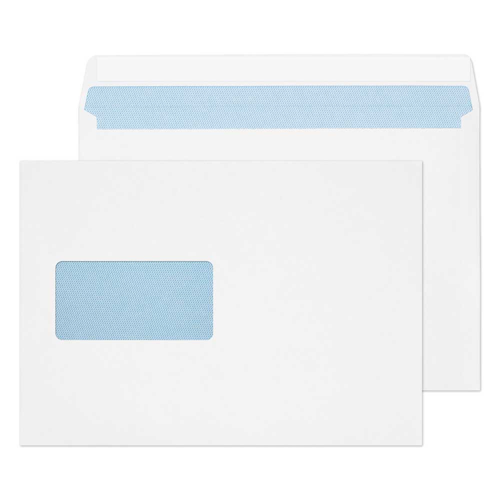 Blake Everyday Ultra White Window Peel&Seal Wallet 162x229mm 120gsm Pack 500 Code 34708