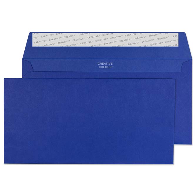 Blake Colour Victory Blue Peel&Seal Wallet 114x229mm 120gsm Pack 25 Code 25243