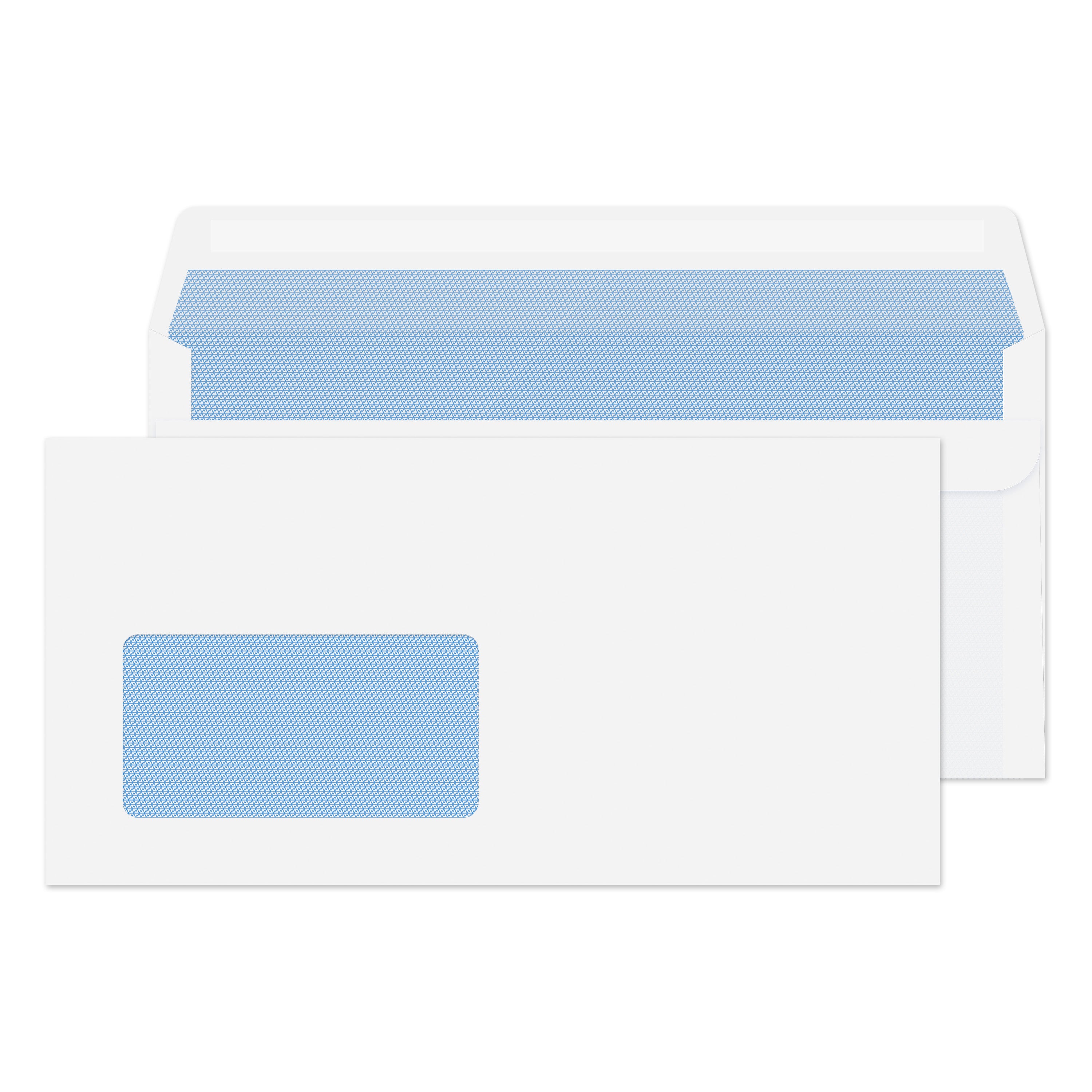 Blake Everyday White Peel&Seal Wallet Window 110x230mm 90gsm 5 Packs of 100 Code 24774/100