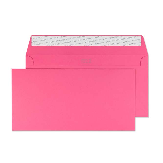 Blake Colour Flamingo Pink Peel&Seal Wallet 114x229mm 120gsm Pack 25 Code 25202