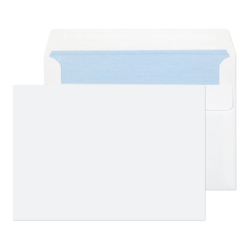 Blake Everyday White Self Seal Wallet 114x162mm 90gsm 20 Packs of 50 Code 2602/50 PR