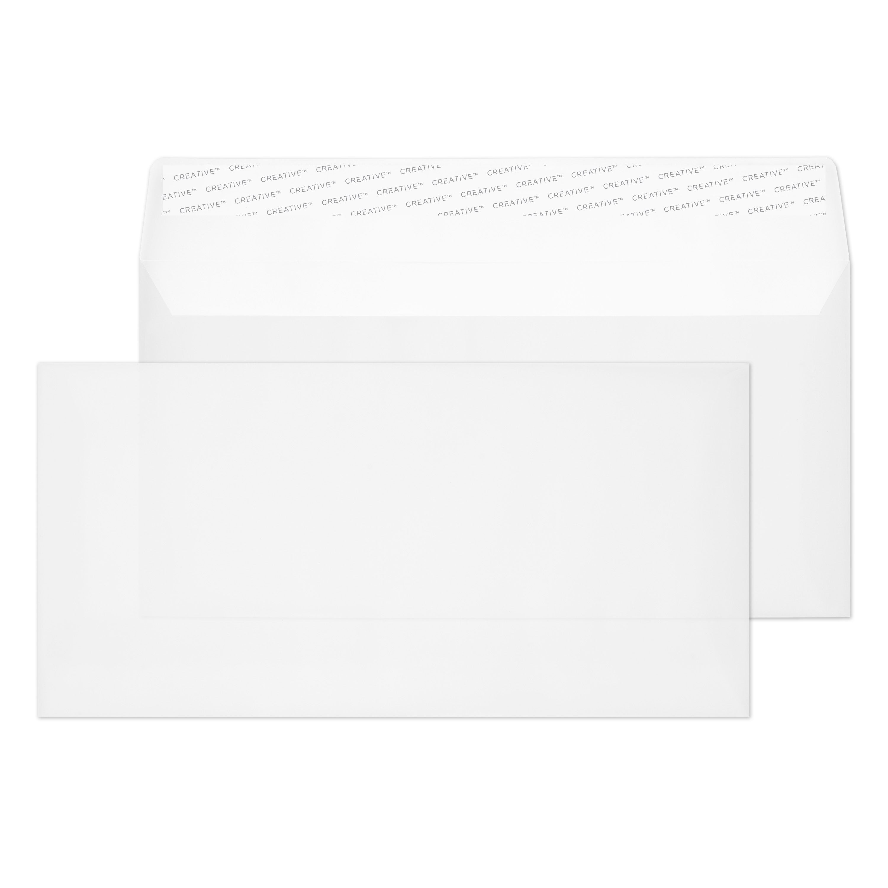 Blake Senses Translucent White Peel&Seal Wallet 110x220mm 90gsm Pack 50 Code 26815