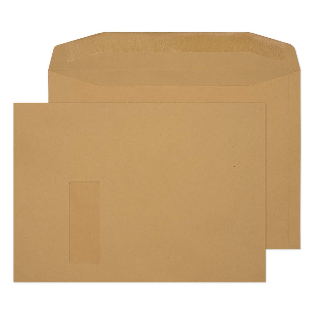Blake Everyday Manilla Window Gummed Mailer 229x324mm 100gsm Pack 250 Code 2710