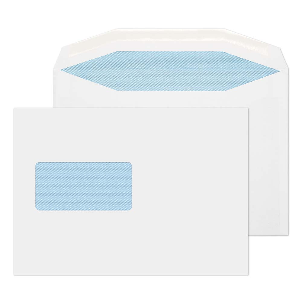 Blake Everyday White Window Gummed Mailer 155x220mm 90gsm Pack 500 Code 2801