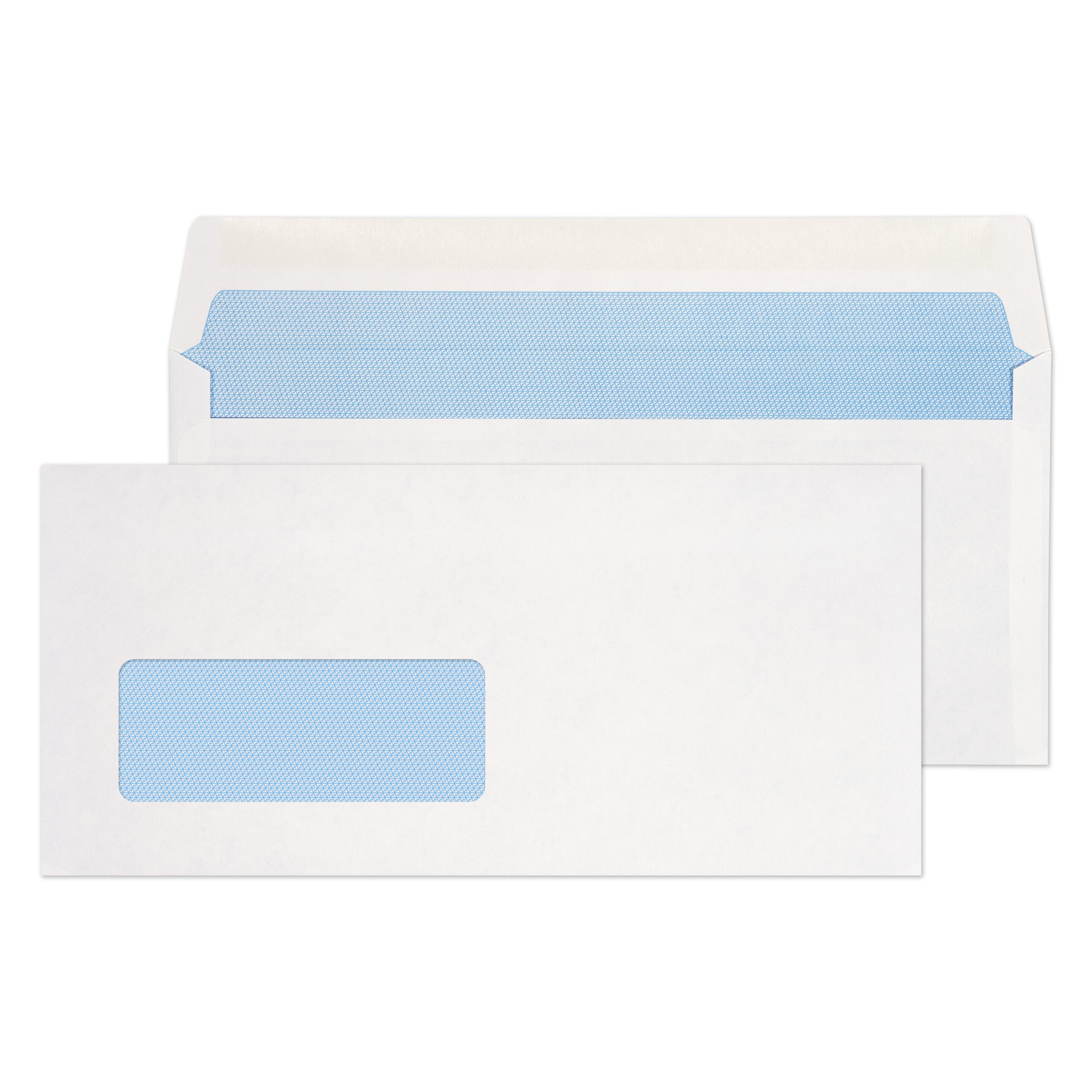 Blake Everyday White Gummed Wallet Window 102x216mm 80gsm Pack 1000 Code 2901BRE