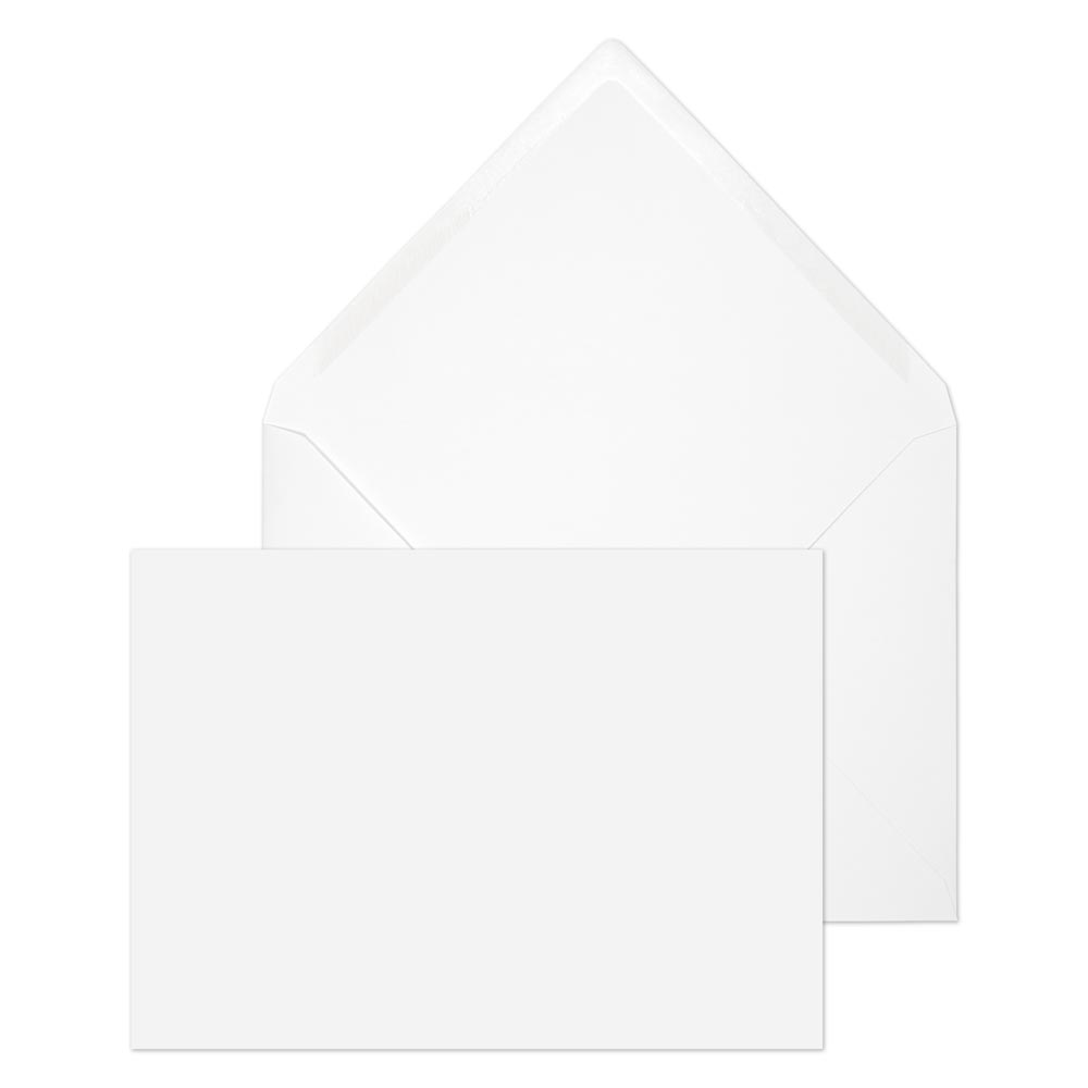 Blake Everyday White Gummed Banker Invitation 162x229mm 120gsm Pack 500 Code 3001