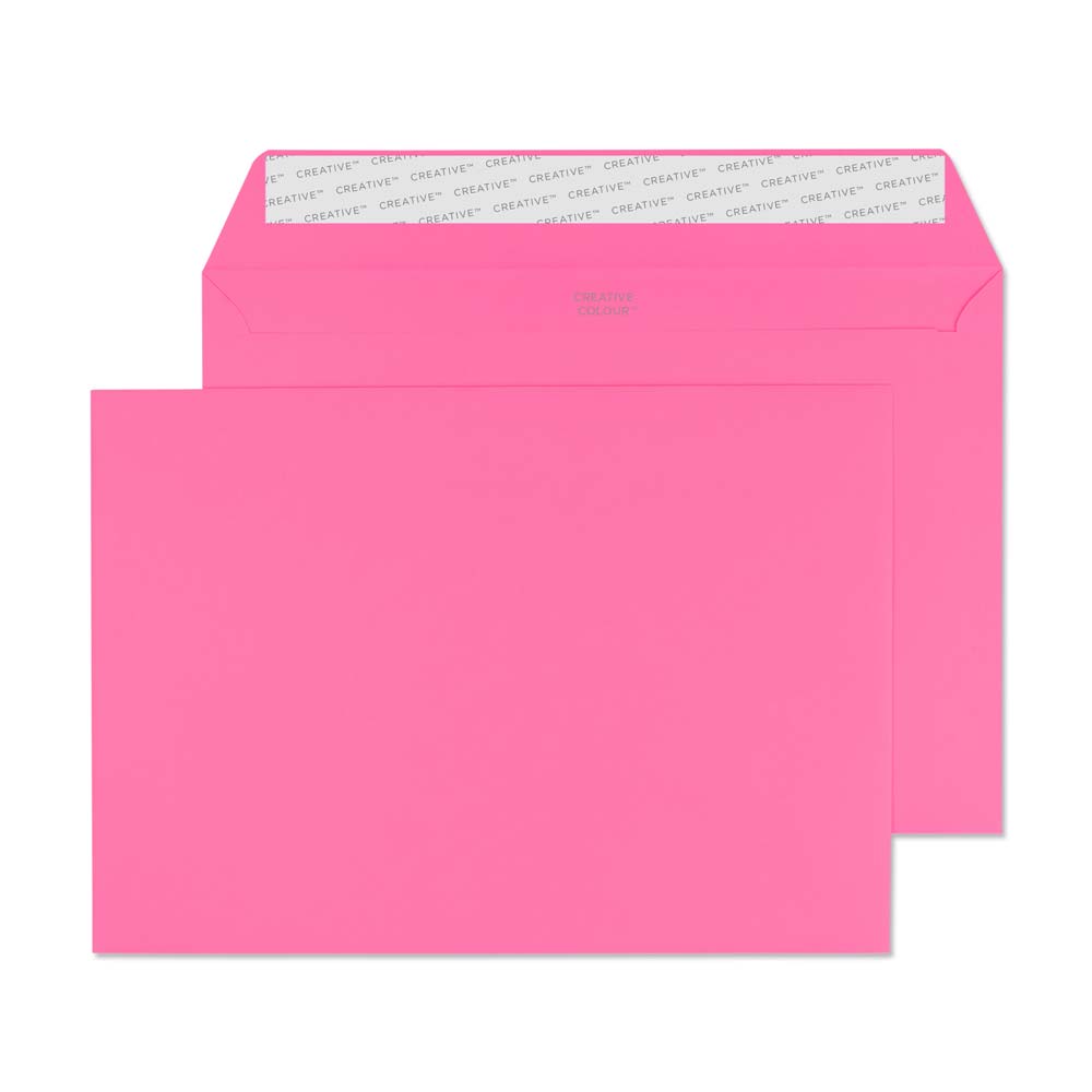 Blake Colour Flamingo Pink Peel&Seal Wallet 162x229mm 120gsm Pack 500 Code 302
