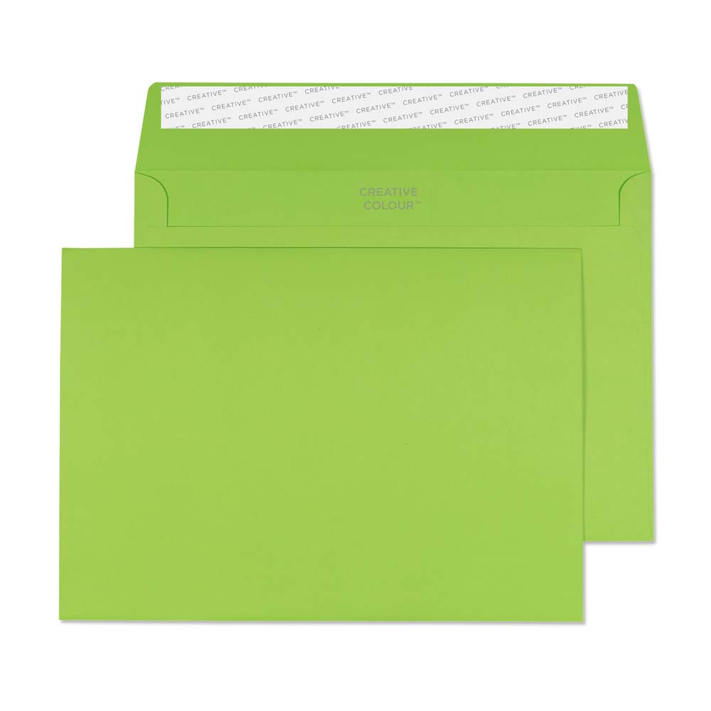 Blake Colour Lime Green Peel&Seal Wallet 162x229mm 120gsm Pack 25 Code 45307