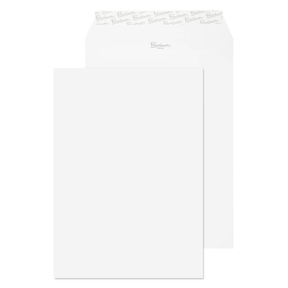 Premium Business Ice White Peel&Seal Pocket 324x229mm 120gsm Pack 250 Code 31891