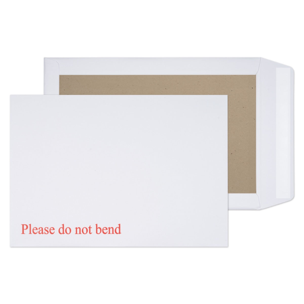 Blake Packaging White Peel&Seal Board Back Pocket 324x229mm 120gsm Pack 125 Code 3266