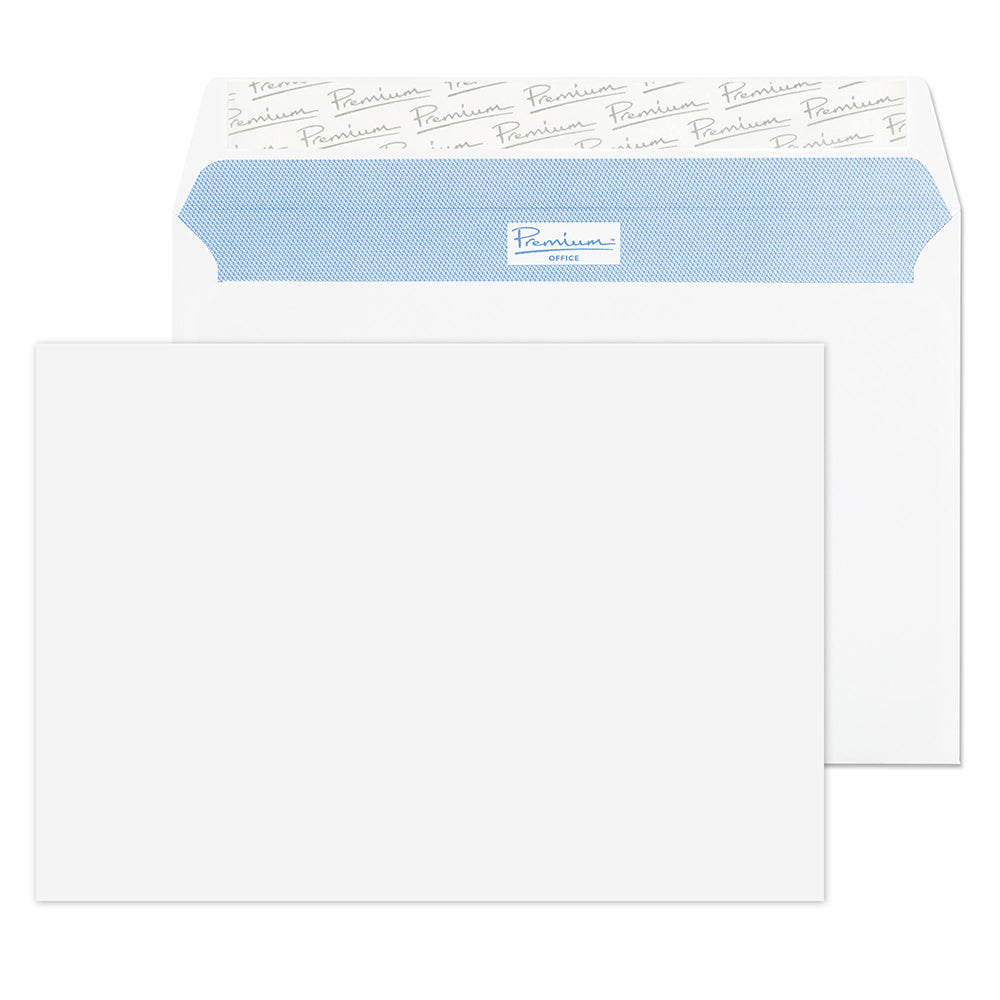 Premium Office Ultra White Wove Peel&Seal Wallet 162x229mm 120gsm Pack 500 Code 34215