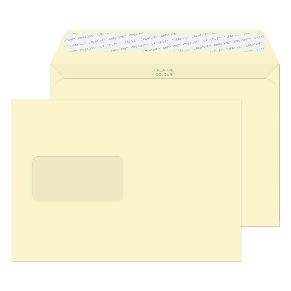 Blake Colour Milk White Window Peel&Seal Wallet 162x229mm 120gsm Pack 500 Code 351W