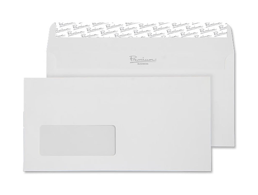 Purely Everyday High White Wove Peel&Seal Window Wallet 110x220mm 120gsm Pack 500 Code SP 35265