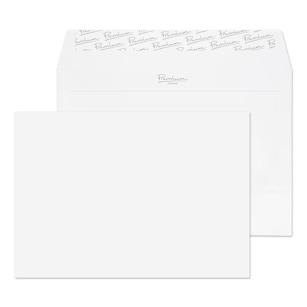 Premium Business Diamond White Smooth Peel&Seal Wallet 162x229mm 120gsm Pack 500 Code 36707