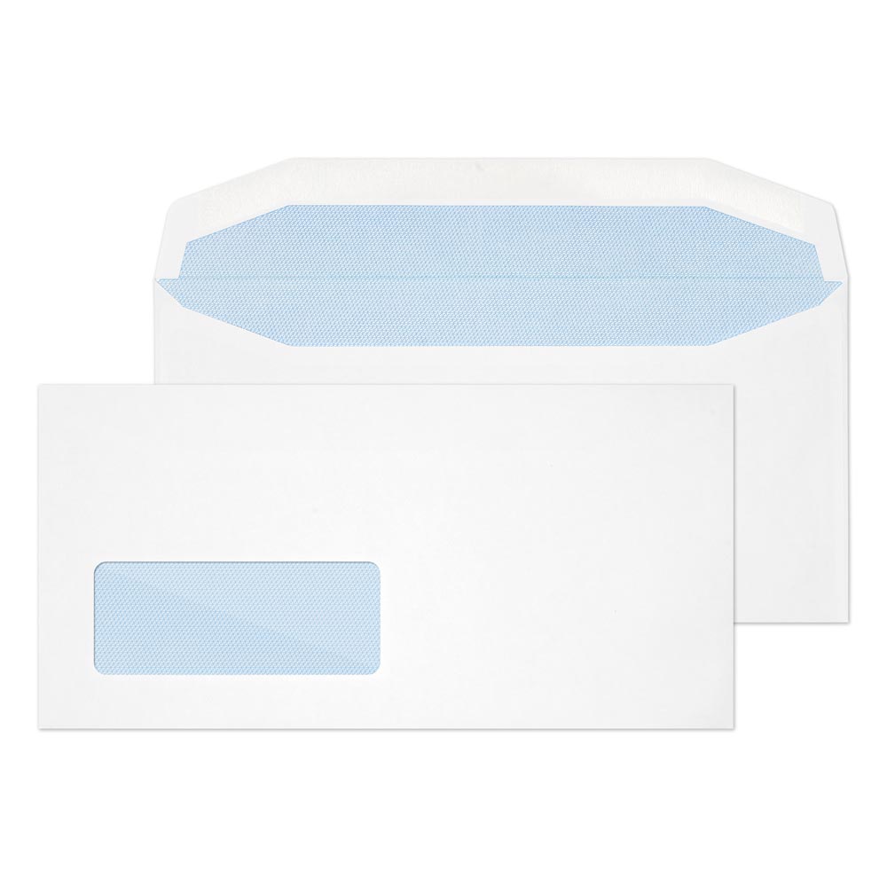 Blake Everyday White Window Gummed Mailer 110x220mm 90gsm Pack 1000 Code 3702