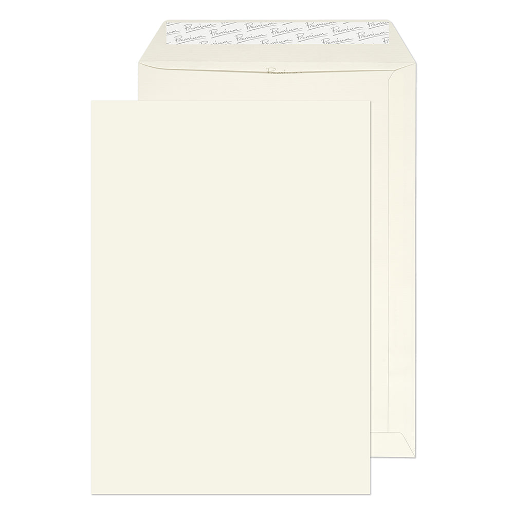 Premium Business High White Laid Peel&Seal Wallet 324x229mm 120gsm Pack 20 Code 39653