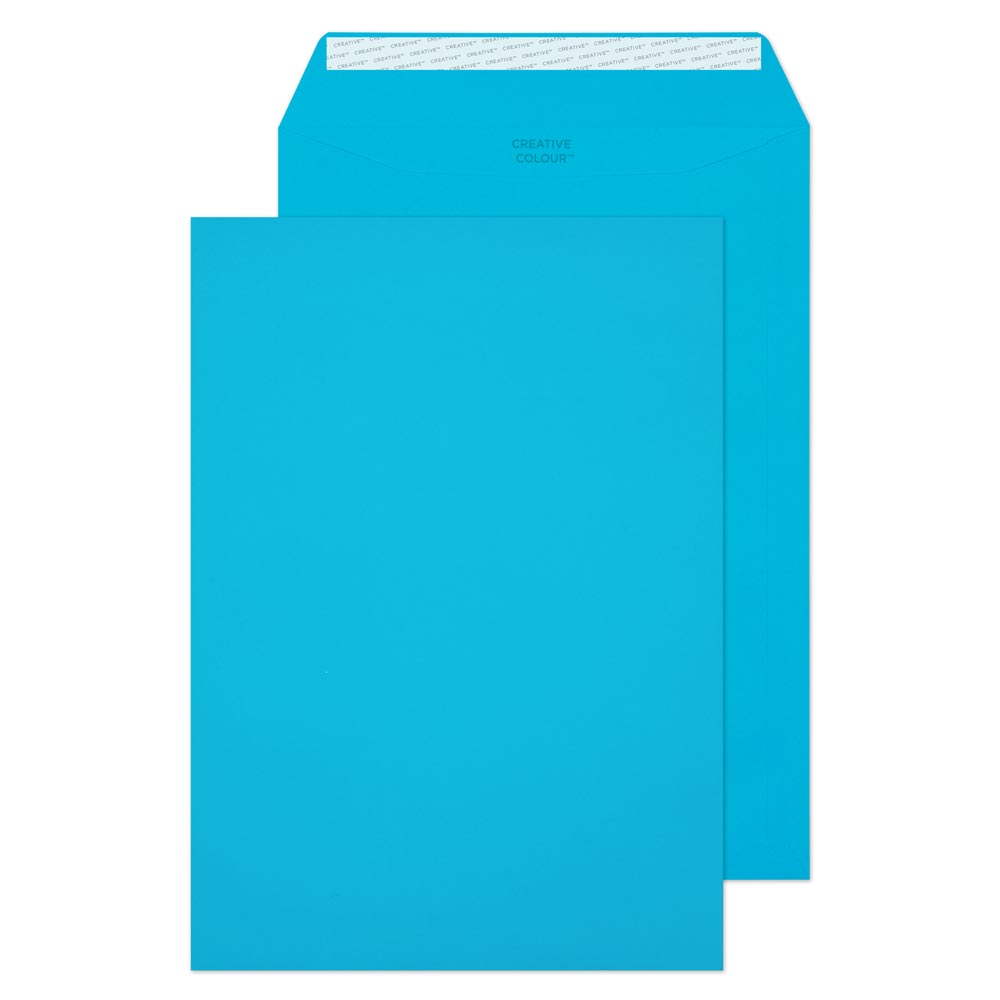 Blake Colour Caribbean Blue Peel&Seal Wallet 229x324mm 120gsm Pack 250 Code 410P