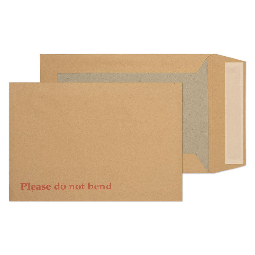 Blake Packaging Manilla Peel&Seal Board Back Pocket 240x165mm 120gsm Pack 125 Code 4112