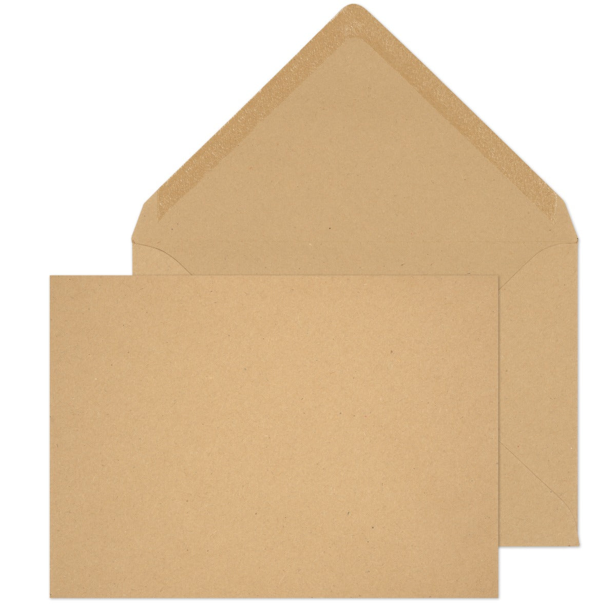 Blake Everyday Fleck Kraft Gummed Banker Invitation 133x185mm 120gsm Pack 500 Code 4208