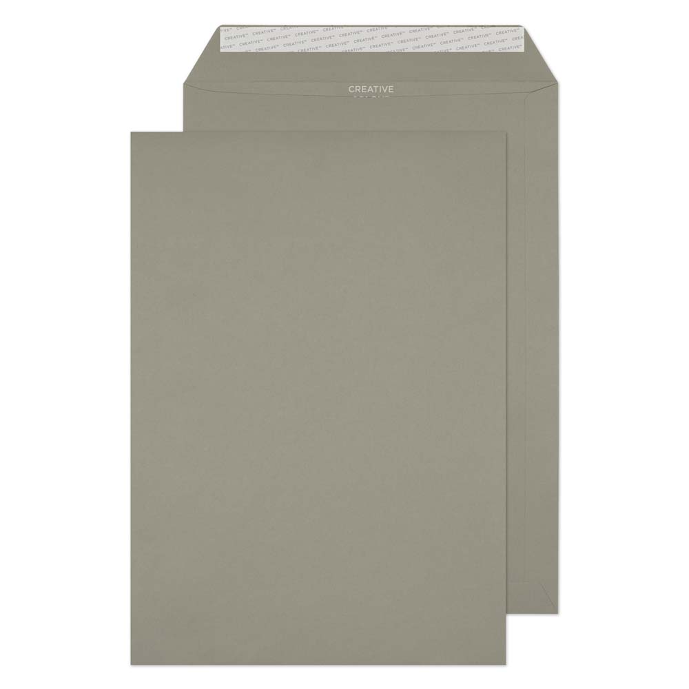 Blake Colour Storm Grey Peel&Seal Pocket 324x229mm 120gsm Pack 250 Code 425P